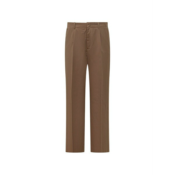 アワーレガシー メンズ カジュアルパンツ ボトムス Pleated borrowed chino trousers Brown｜asty 64,240円