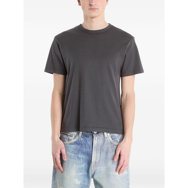 バンズ メンズ プルオーバー トップス Cotton t-shirt Black