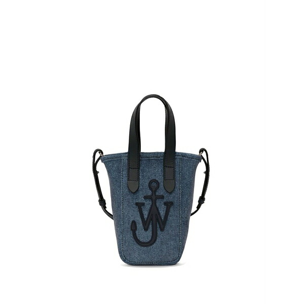 J.W.アンダーソン レディース ハンドバッグ バッグ Mini belt denim tote bag Blue|asty