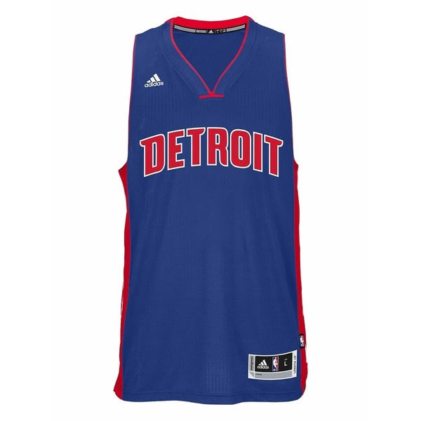 アディダス メンズ 上衣＆上衣 アウター Detroit pistons jersey Blue