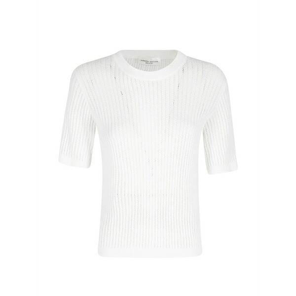 ロベルトコリーナ レディース プルオーバー トップス Ribbed top White