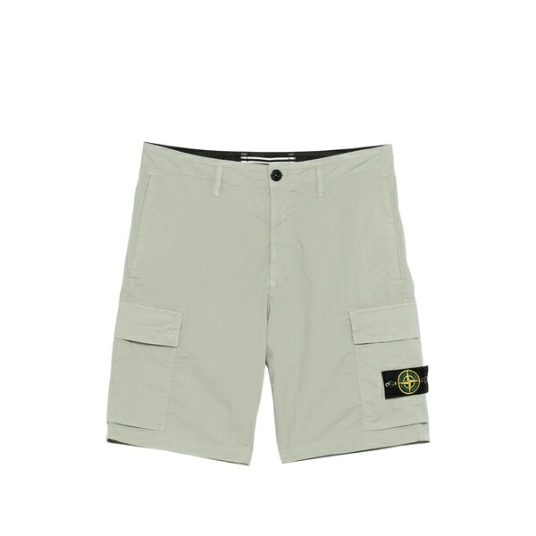 ストーンアイランド メンズ カジュアルパンツ ボトムス Compass-patch shorts Green｜asty