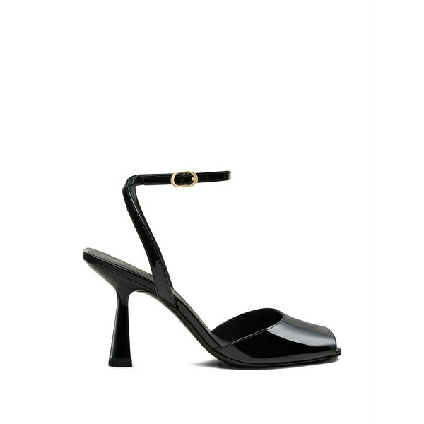 スチュアート ワイツマン レディース サンダル シューズ Val square-toe ankle-strap sandals Black｜asty 75,240円
