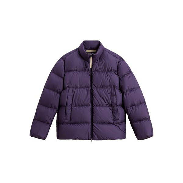 ウール リッチ メンズ ジャケット＆ブルゾン アウター High-neck quilted jacket Purple
