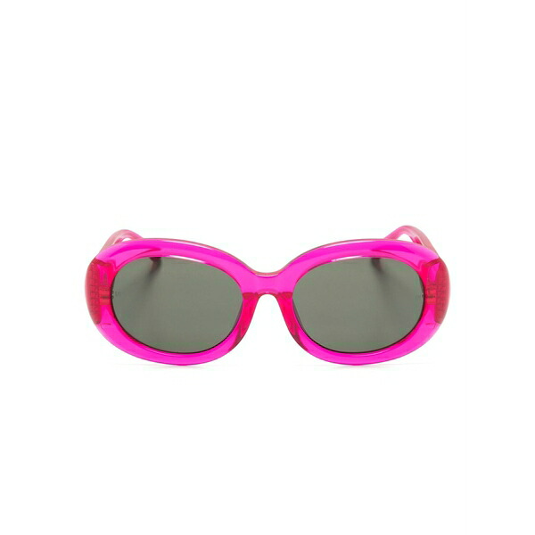 リンダ ファロー レディース サングラス&アイウェア アクセサリー Lina oval-frame sunglasses Pink|asty