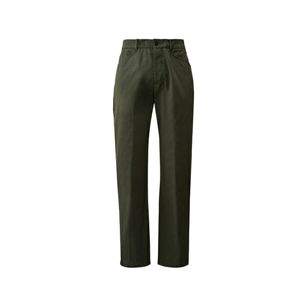 シーピーカンパニー メンズ カジュアルパンツ ボトムス Logo-patch trousers Green|asty