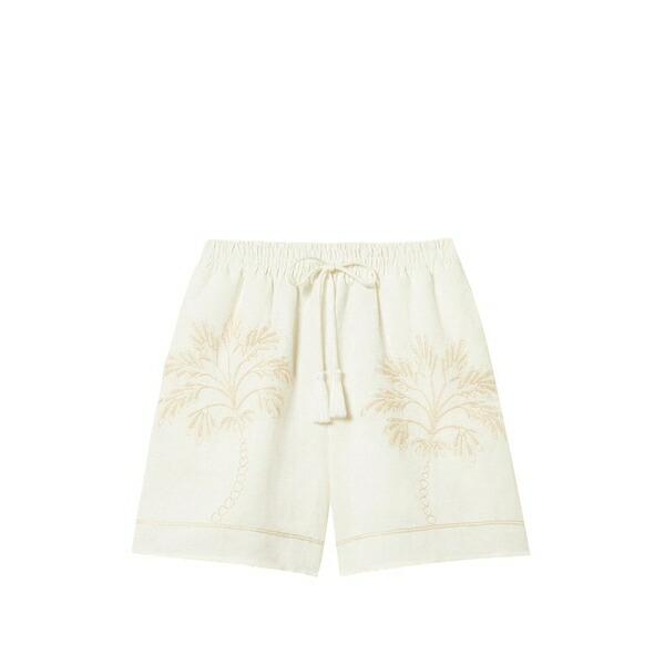 ツインセット レディース カジュアルパンツ ボトムス Drawstring-fastening shorts Neutrals｜asty 41,470円