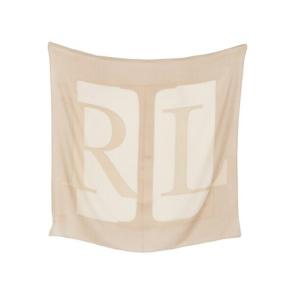 ラルフローレン レディース マフラー・ストール・スカーフ アクセサリー Logo square scarf Brown|asty