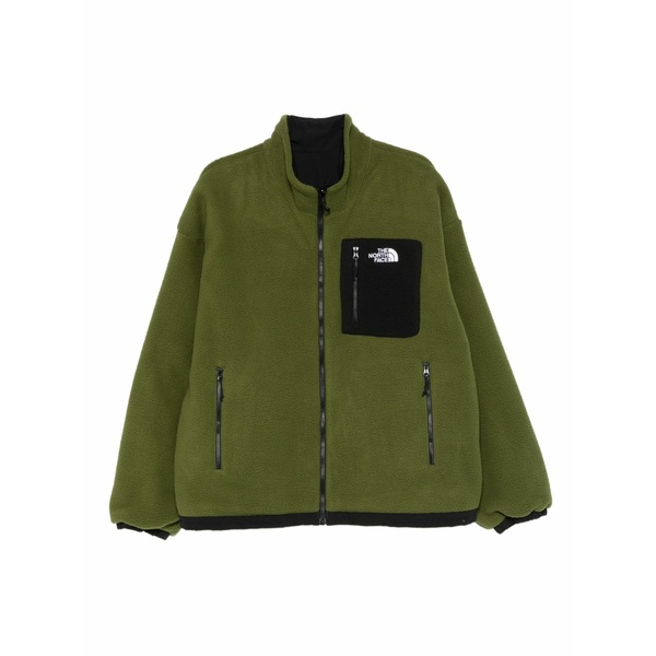 北の方人間の顔 メンズ 上衣＆上衣 アウター Zip-up patch-pocket jacket Green