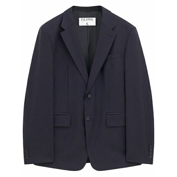 フィリッパコー メンズ ジャケット＆ブルゾン アウター Single-breasted blazer  Black