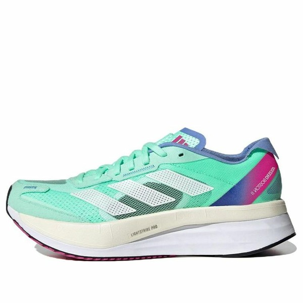 adidas アディダス レディース スニーカー  【(WMNS) adidas Adizero Boston 11 \u0027Pulse Mint   Cloud White\u0027 HQ3696】  大きさ US_8(25.0糎)