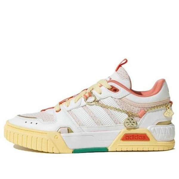 adidas アディダス レディース スニーカー  【(WMNS) adidas Neo D-PAD W Basketball shoes \u0027White Pink\u0027 HQ7015】  大いさ US_6(23.0珊) 靴-スニーカー