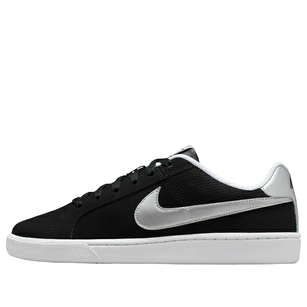 Nike ナイキ レディース スニーカー  【(WMNS) Nike Court Royale \u0027Black White Metallic Silver\u0027 749867-001】  大きさ US_5(22.0糎)