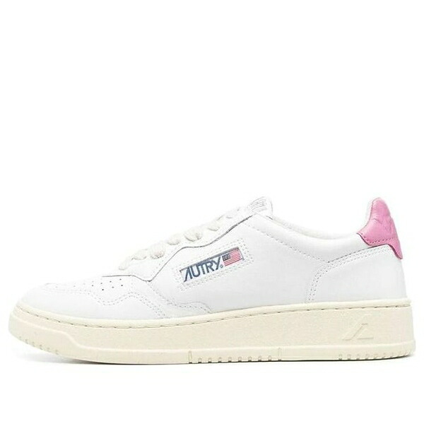 AUTRY オートリー レディース スニーカー  【(WMNS) AUTRY Medalist low Leather \u0027White Pink\u0027 AULW-LL55】  大きさ US_9(26.0糎)