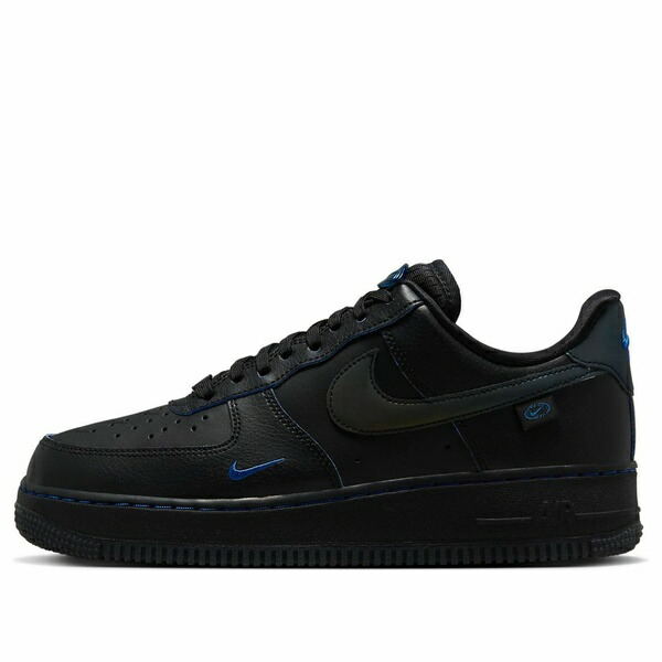 Nike ナイキ レディース スニーカー BLACK 【(WMNS) Nike Air Force 1 Low '07 LX 'Worldwide Pack - Black Game Royal' FB1840-001】 サイズ US_7.5(24.5cm)|asty