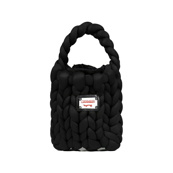 プリンスチャールズ島・ジェフリー メンズ トートバッグ 御徒面子 Mini marshmallow tote bag Black