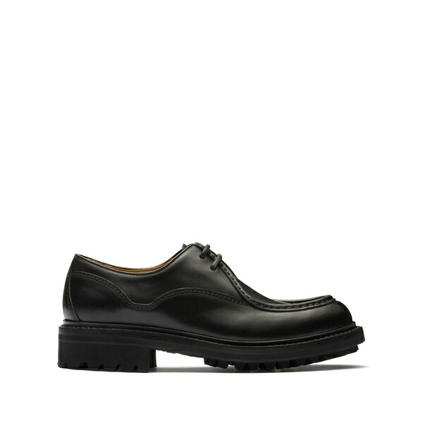 教会堂 メンズ 御召しものシューズ シューズ Monteria lace-up leather derby shoes Black