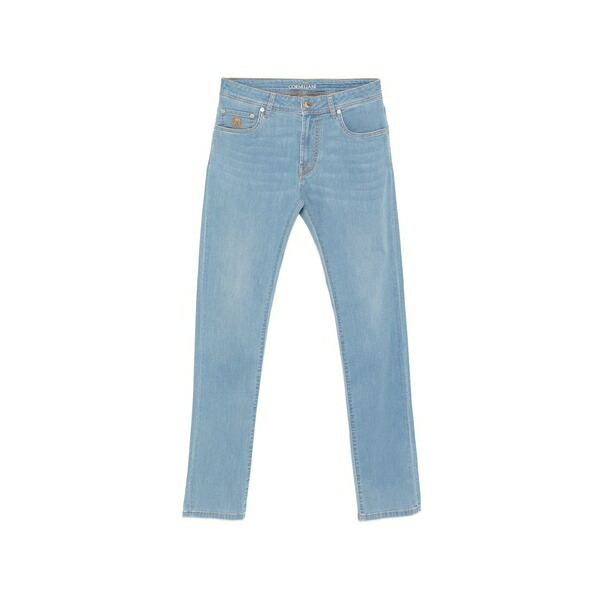 コルネリアーニ メンズ ジーンズズボン下 ボトムス Logo jeans Blue