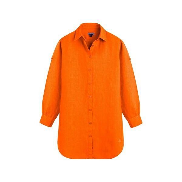 ヴィルブレクイン レディース ワンピース トップス Long-sleeves mini dress Orange｜asty