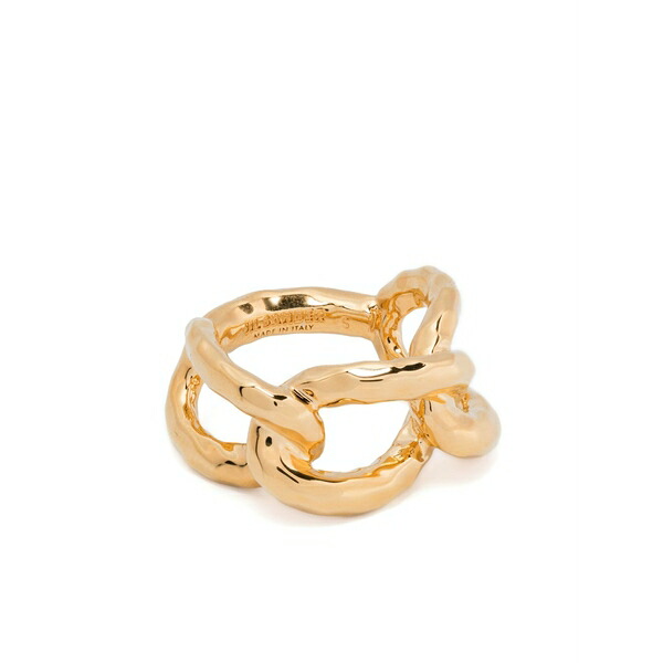 ジル・サンダー レディース リング アクセサリー Intertwined ring Gold｜asty