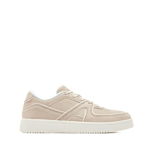 エーピーエル レディース スニーカー シューズ Leather panelled sneakers Neutrals|asty