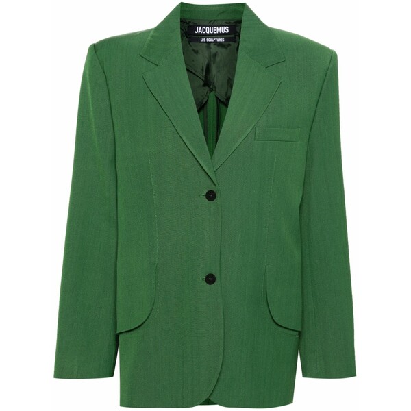 ジャクエムス レディース 上衣＆上衣 アウター La veste titolo blazer Green