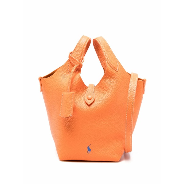 ラルフローレン レディース トートバッグ バッグ Small polo play tote bag Orange|asty