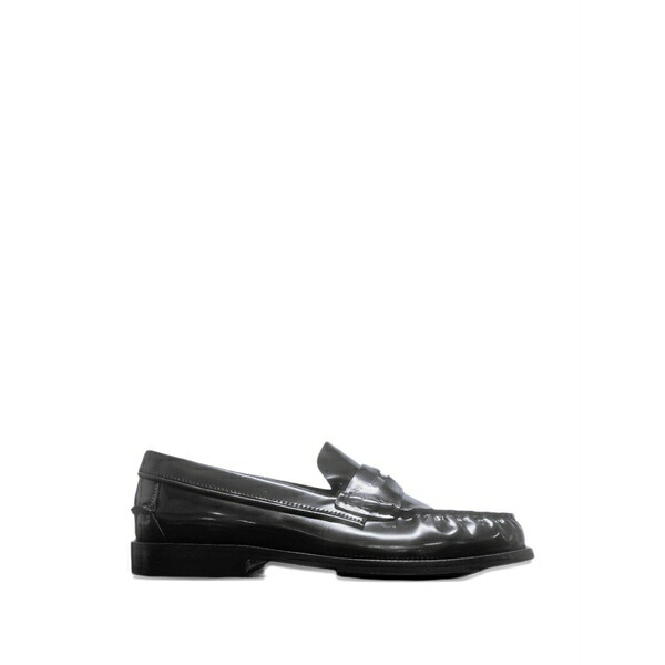 トミー ヒルフィガー レディース スリッポン・ローファー シューズ Penny leather loafers Black