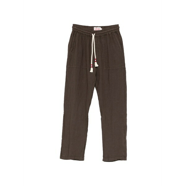エムシーツーセイントバース メンズ 心地好いズボン下 ボトムス Calais drawstring trousers Brown