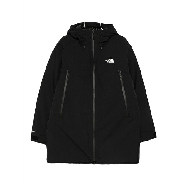 ノースフェイス メンズ コート アウター Logo-detail hooded parka Black｜asty