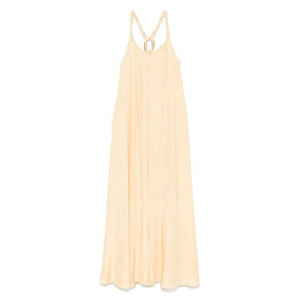 パトリツィア ペペ レディース 衣装 トップス Ring hardware detailed maxi dress Neutrals