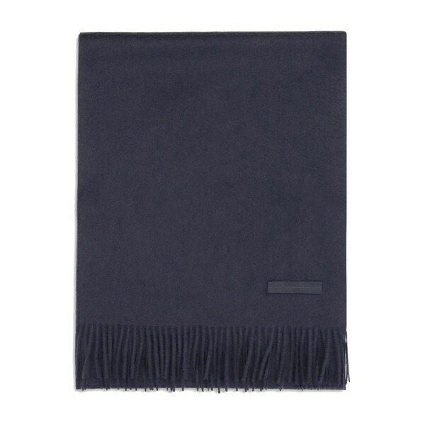 ゼニア メンズ えり巻き・袈裟・えり巻き 付属物 Fringed scarf Black