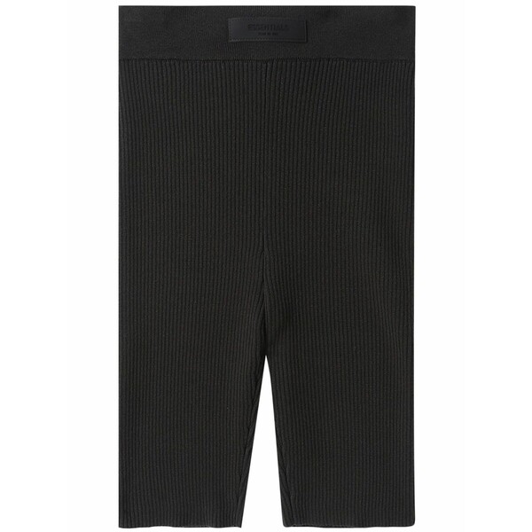 エフオージーエッセンシャルズ レディース カジュアルパンツ ボトムス Ribbed detail stretch shorts Black｜asty 22,484円