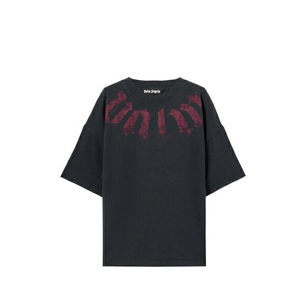 パーム・エンジェルス メンズ ティーシャツ トップス Logo oversized t-shirt Black メンズファッション-Tシャツ・カットソー-トップス