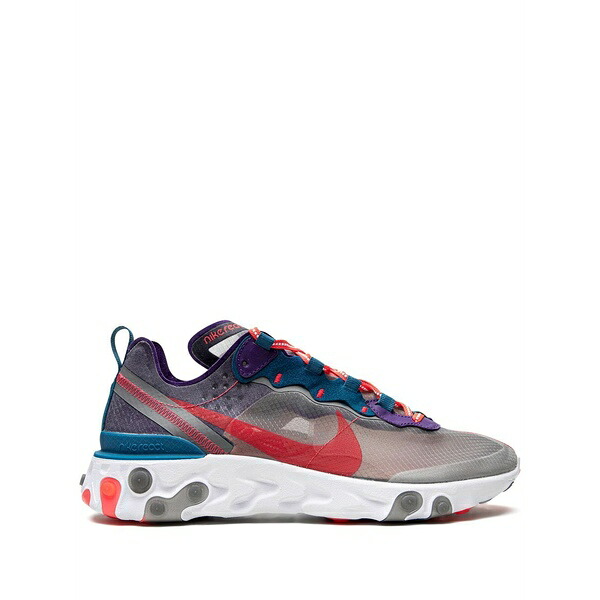 ナイキ メンズ スニーカー シューズ React element 87 "red orbit" sneakers Grey｜asty
