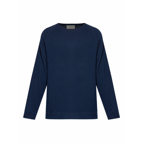 オフィシンジェネレール メンズ ニット&セーター アウター Raglan-sleeve sweater Blue｜asty 54,480円