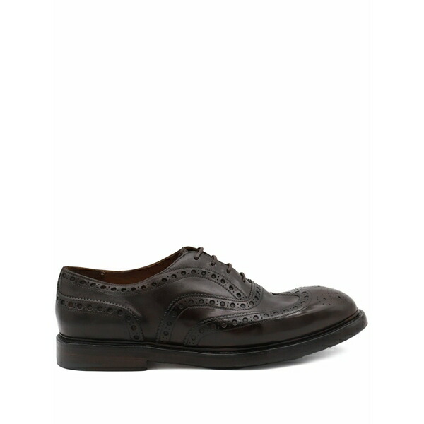 プレミアータ メンズ 御召しものシューズ シューズ Leather oxford shoes Brown