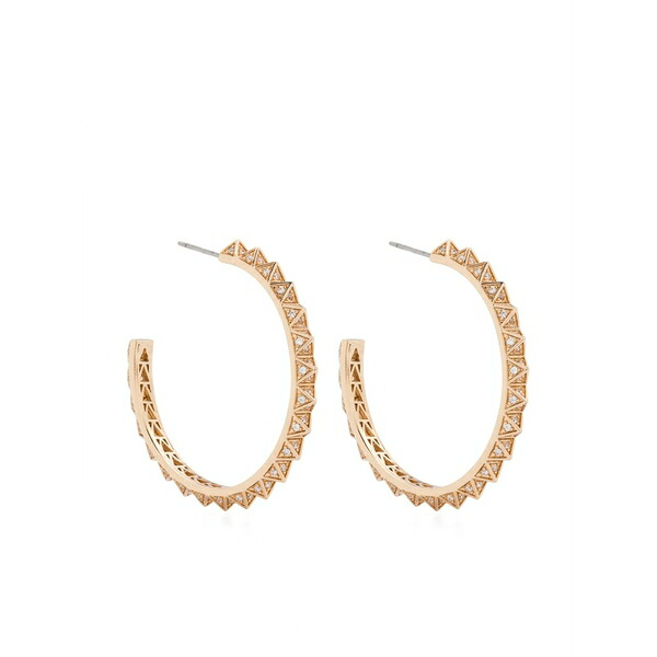 エディーボルゴ レディース ピアス＆イヤリング アクセサリー Pav?? pyramid earrings Gold｜asty