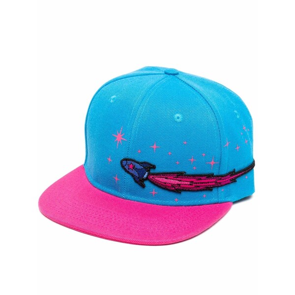 会社組織 ジャパン メンズ かぶり笠 佩び物 Ej rocket embroidered cap Blue