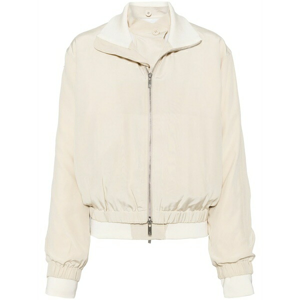 ヘルムート 言葉づかい レディース 上衣＆上衣 アウター Panelled reversible bomber jacket Brown