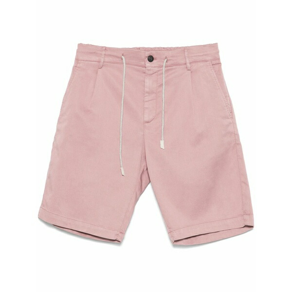 イレブンティ メンズ 心地好いズボン下 ボトムス Drawstring bermuda shorts Pink