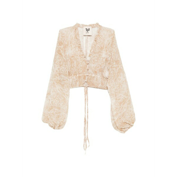 アニエバイ レディース プルオーバー トップス Paisley-pattern blouse Neutrals