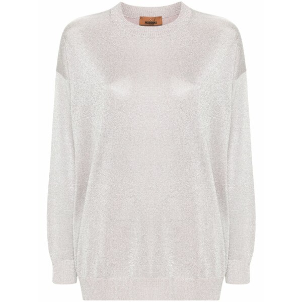 ミッソーニ レディース 編み物\u0026ティーシャツ アウター Metallic knit jumper Pink