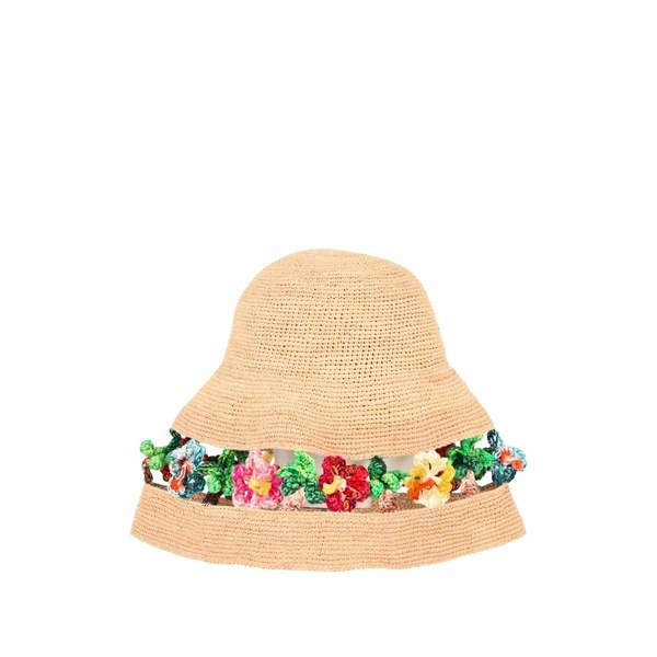 アラヌイ レディース 鳥打ち帽 付属物 Sea nomad floral-appliqu?? hat Neutrals