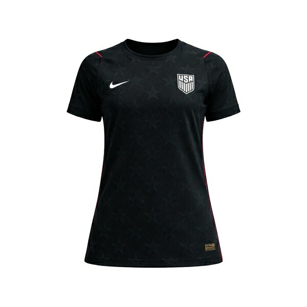 ナイキ レディース ティーシャツ トップス Usmnt 2026 star-jacquard t-shirt Black