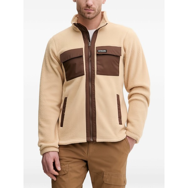 コロンビア メンズ ジレー アウター Juniper peak??? fleece zip pockets cardigan Neutrals