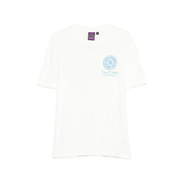 デウス エクス マキナ メンズ Tシャツ トップス Los angeles address t-shirt White|asty