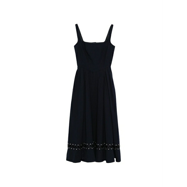 マージュ レディース ワンピース トップス Flared midi dress Blue｜asty 66,990円