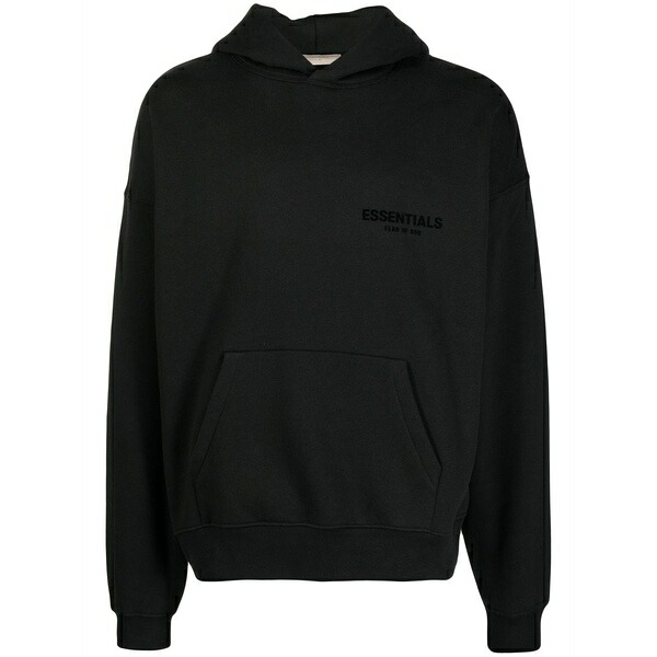 エフオージーエッセンシャルズ メンズ パーカー・スウェットシャツ アウター Logo-print hoodie Black｜asty 34,320円