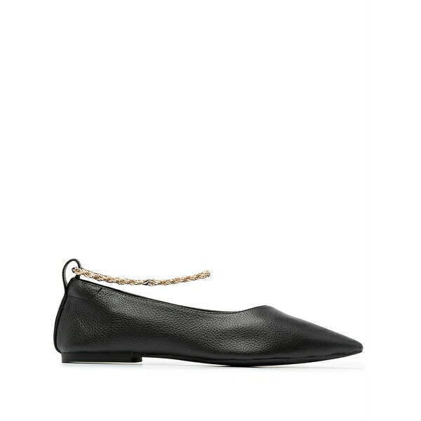センソー レディース サンダル シューズ Aubree ii leather ballerina shoes Black｜asty